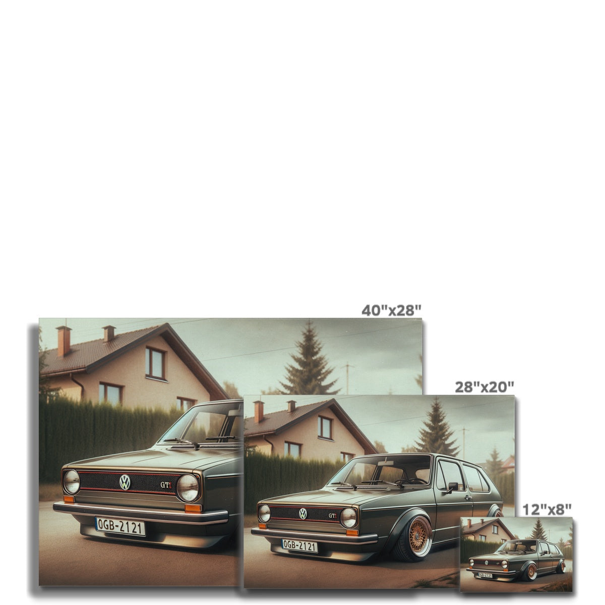 Toile résidentielle VW Golf