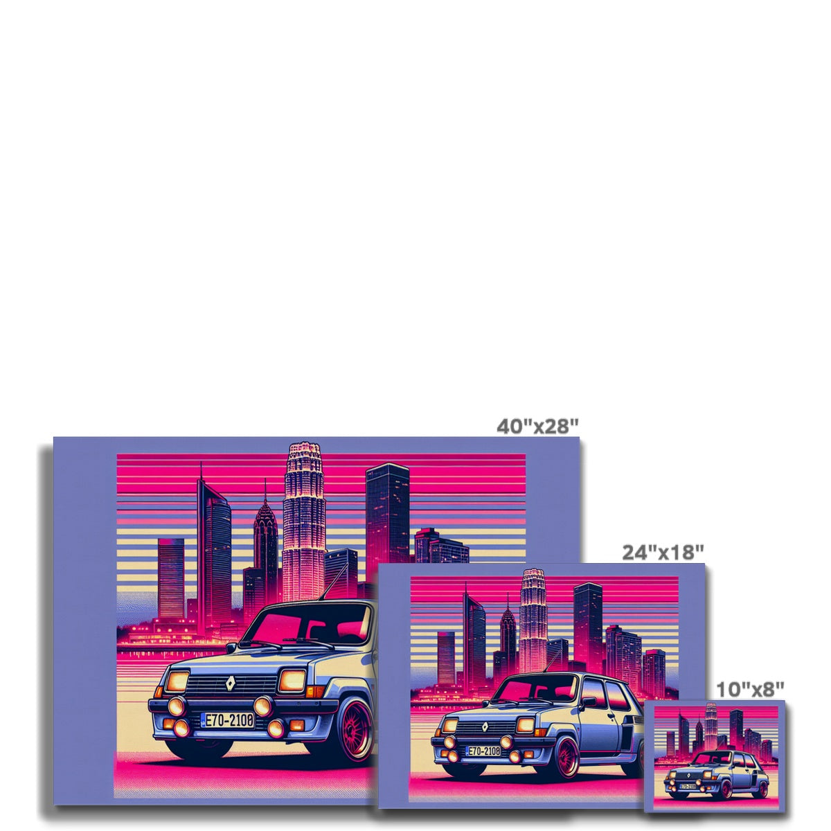 Renault 5 GT Turbo Canvas