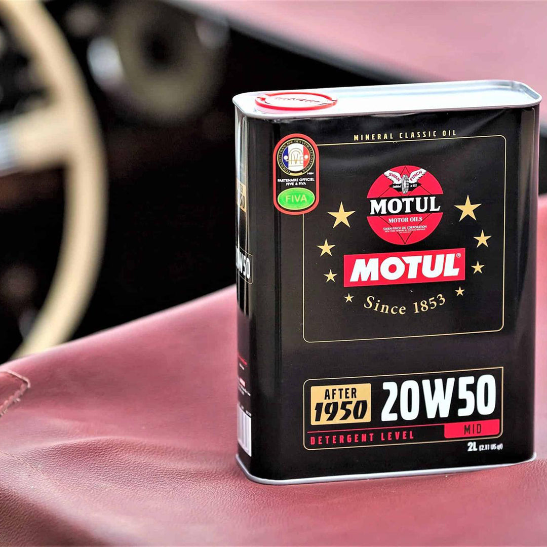 Motul Classic 20W-50 Mineralisches Mehrbereichs-Motorenöl