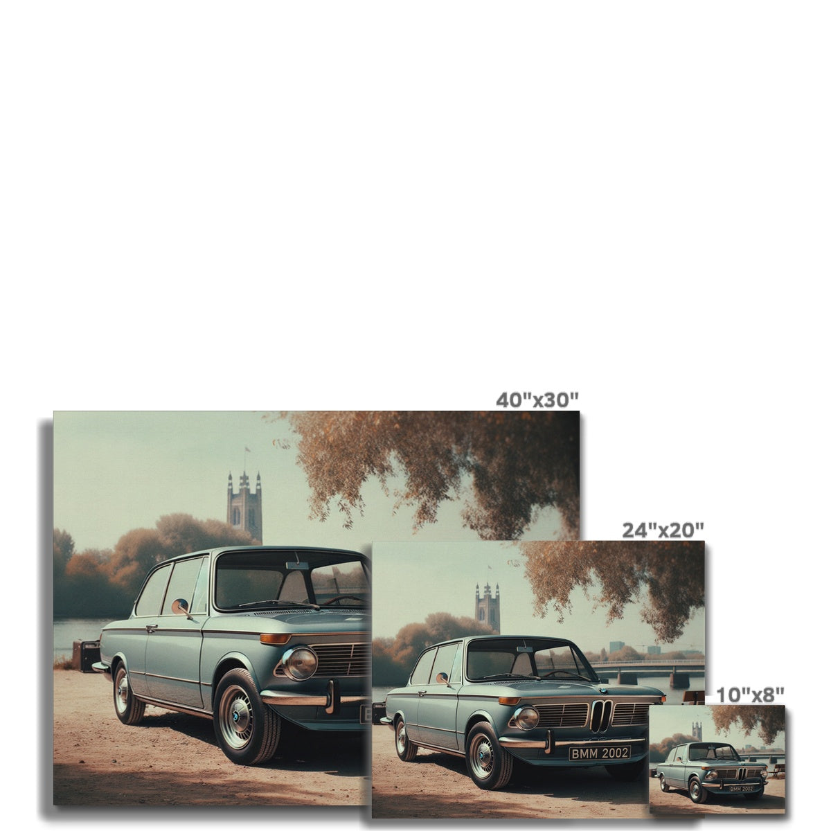 BMW 2002 Park Canvas