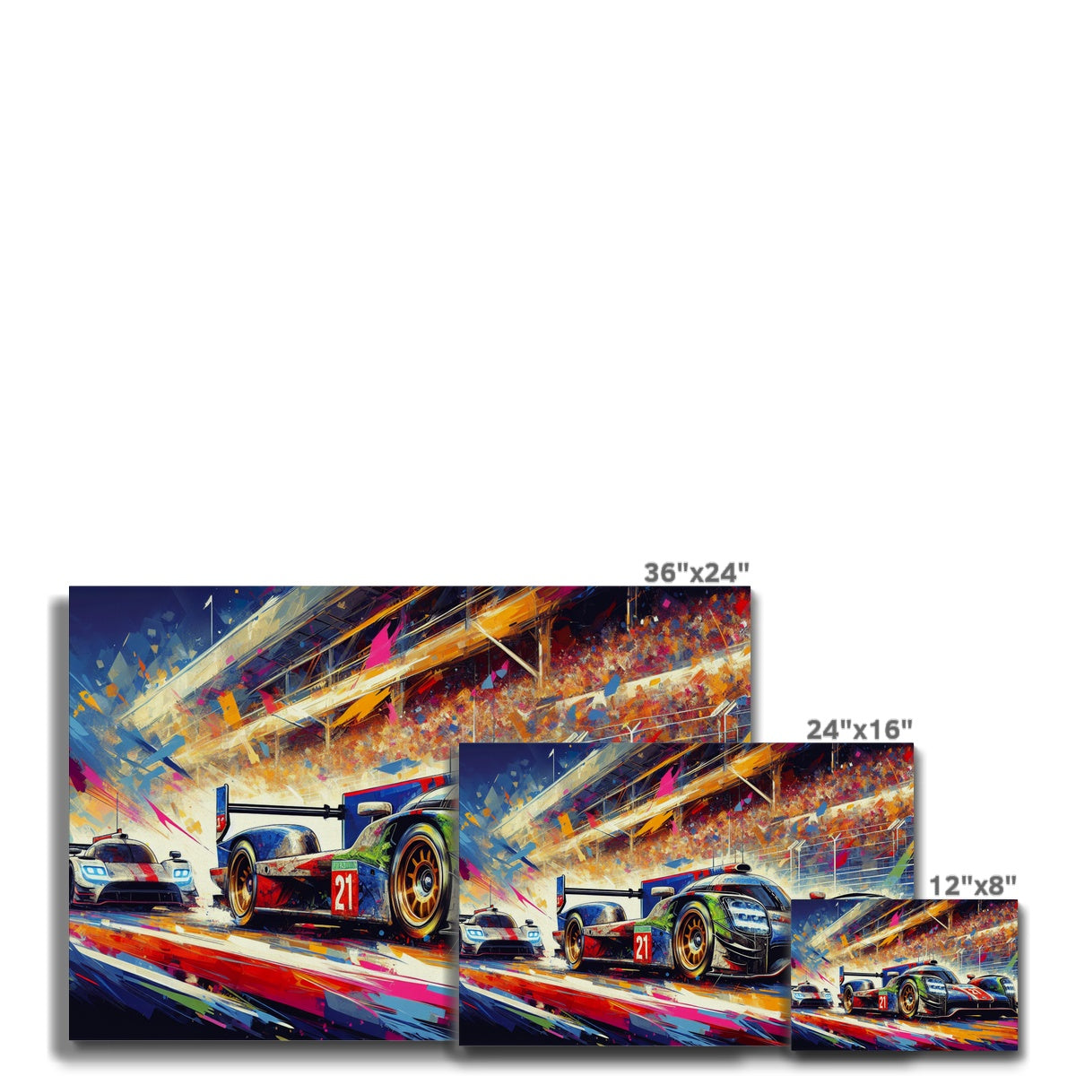 Toile acrylique prototype Audi