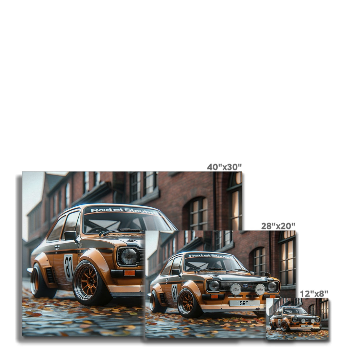 Ford Escort RS Rally Canvas