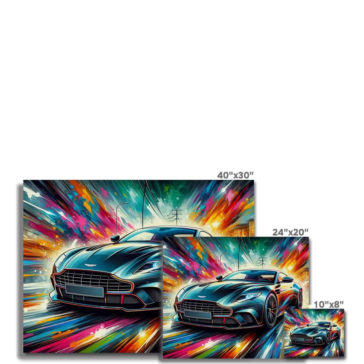 Toile acrylique Aston Martin