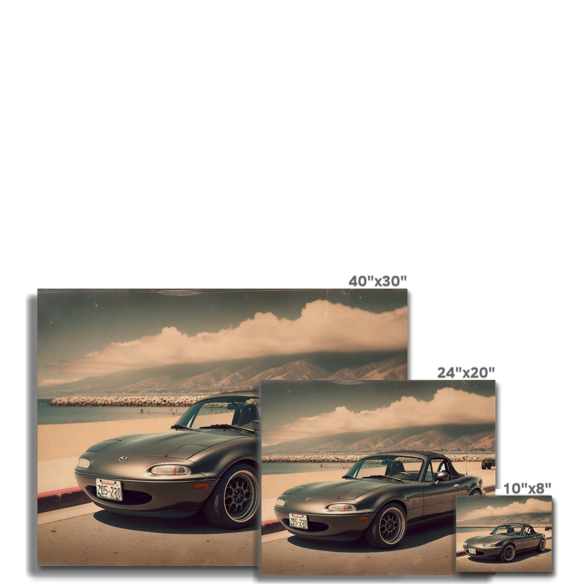 Mazda MX5 Beach Canvas