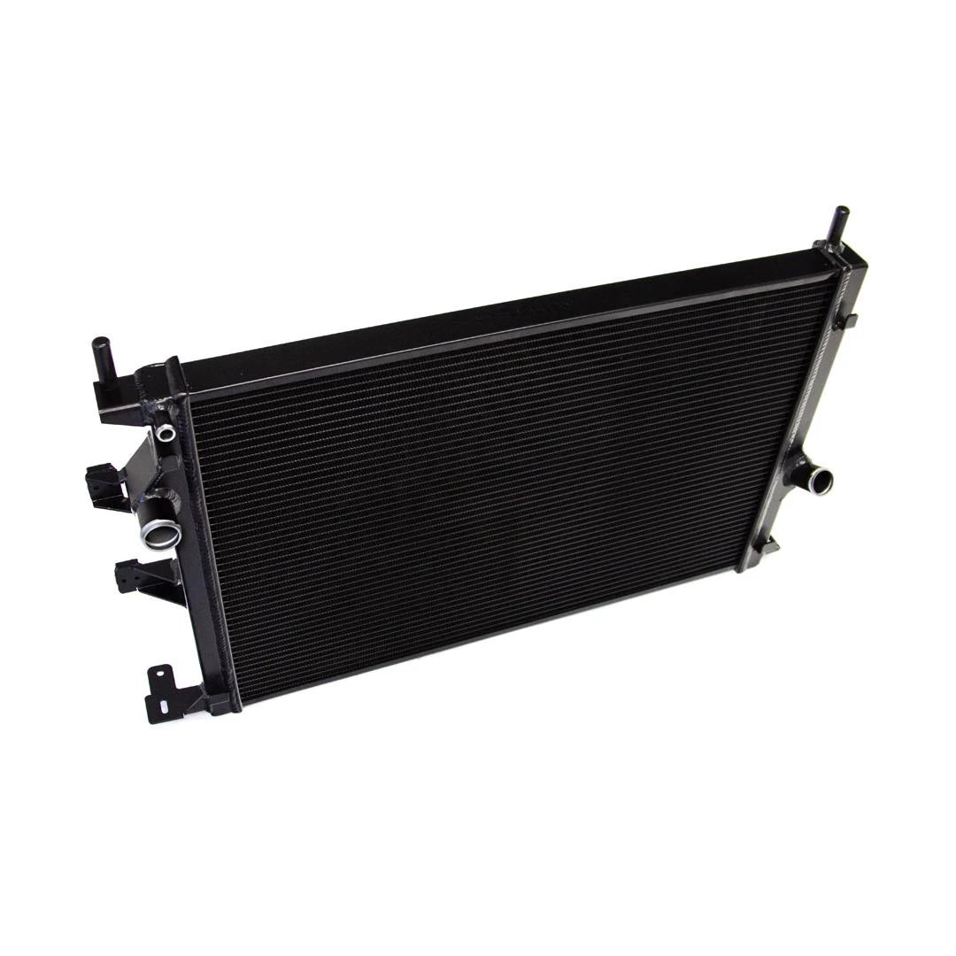 Airtec black radiator on a white background