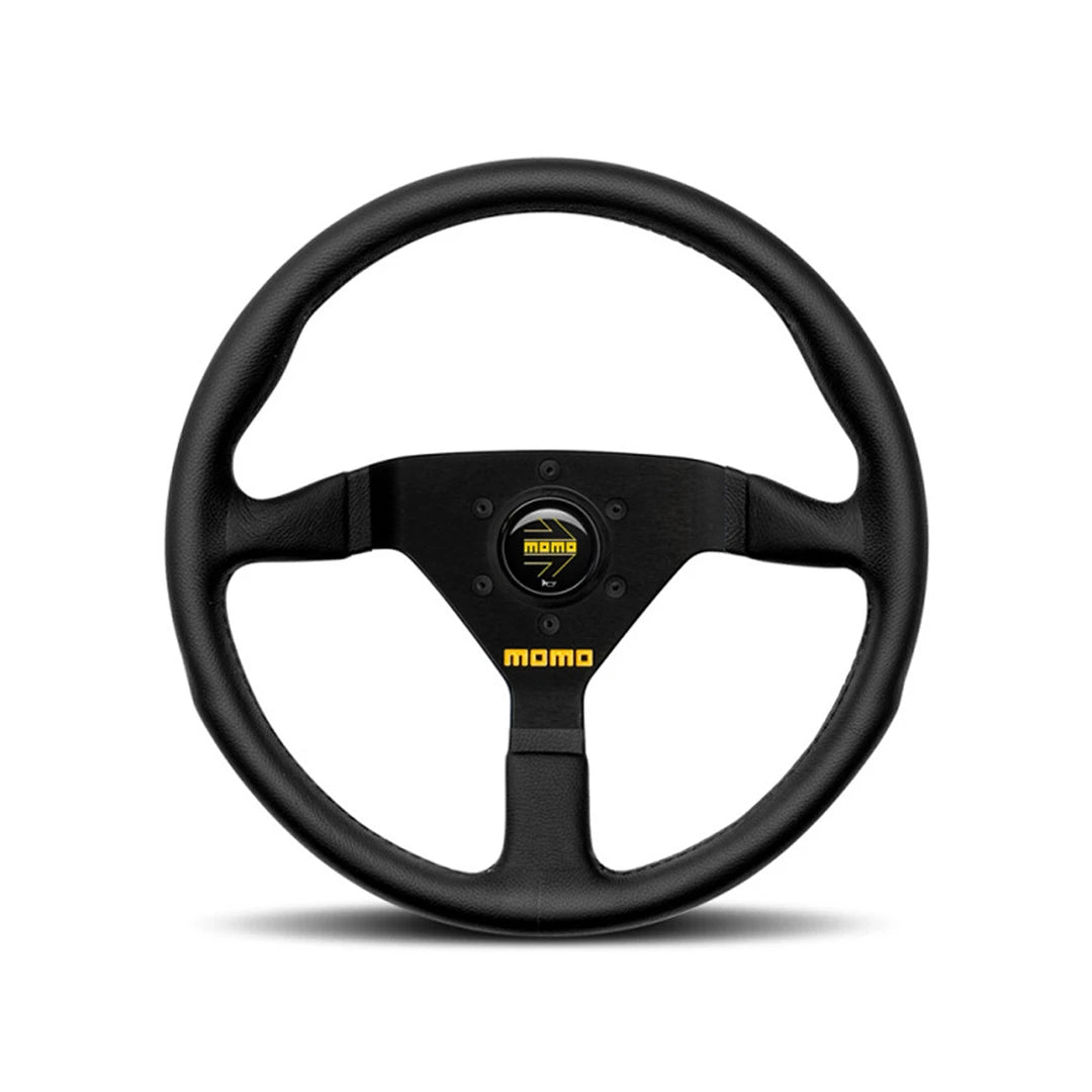 MOMO MOD.78 Black Leather Steering Wheel