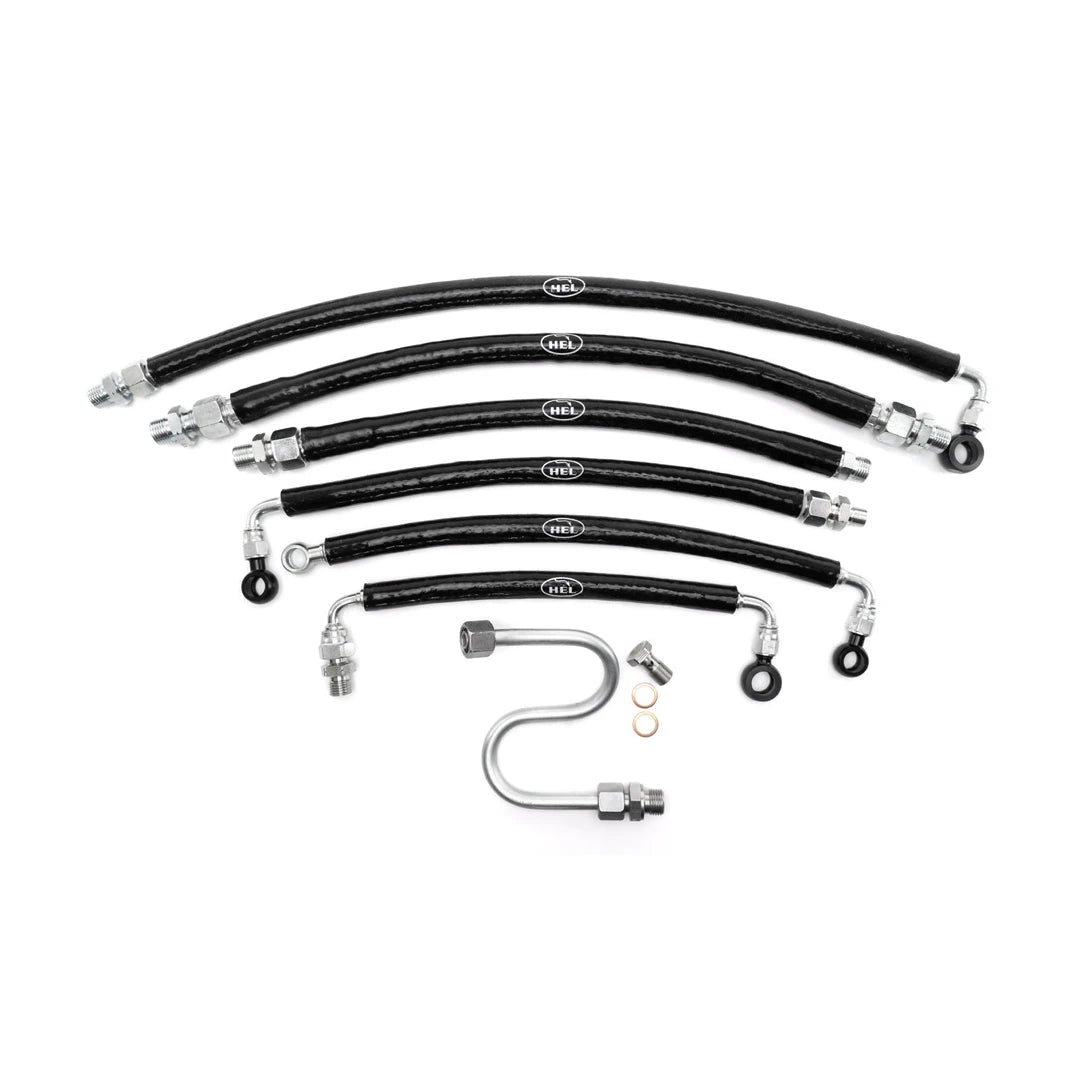 HEL Performance stainless steel braided turbo hoses