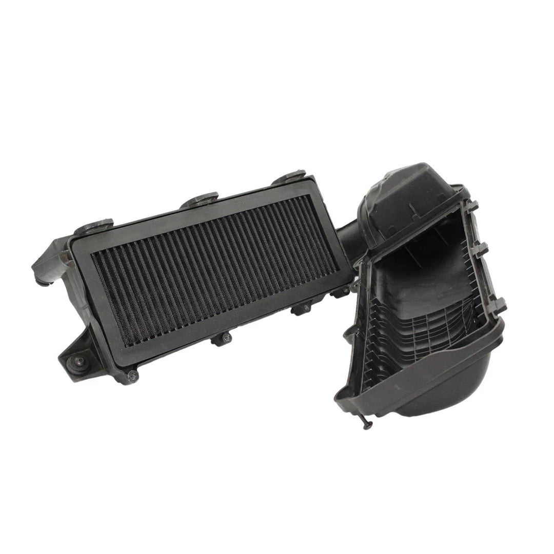 Ramair proram panel air filter fitted into an air box