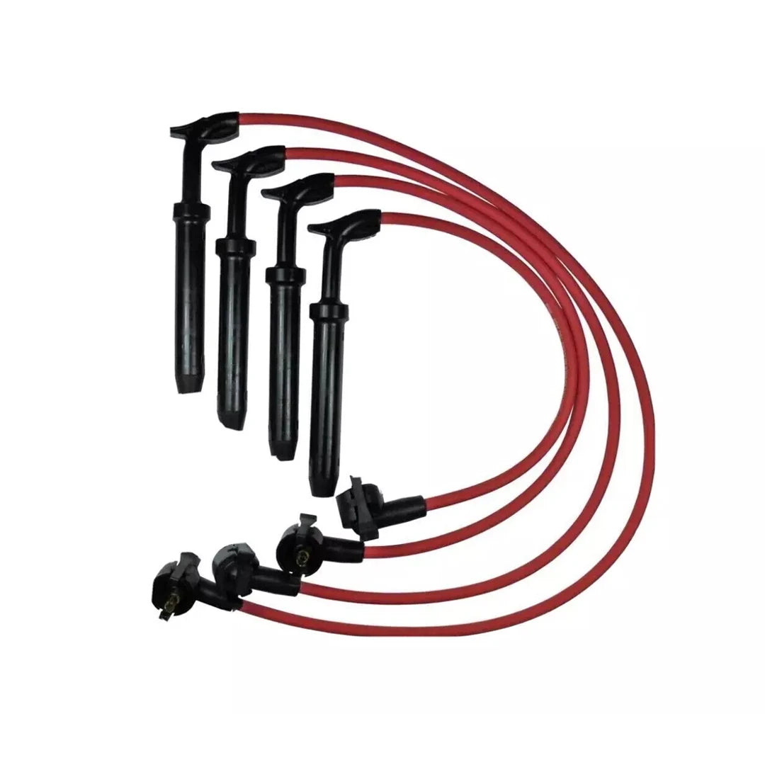 Set of 4 red 8mm ht leads