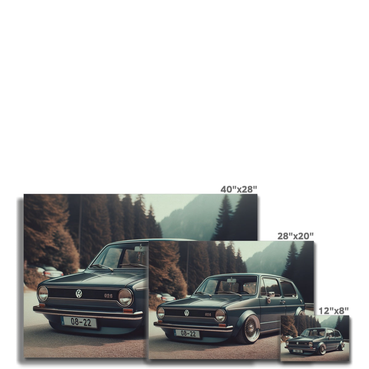 Toile Forêt VW Golf