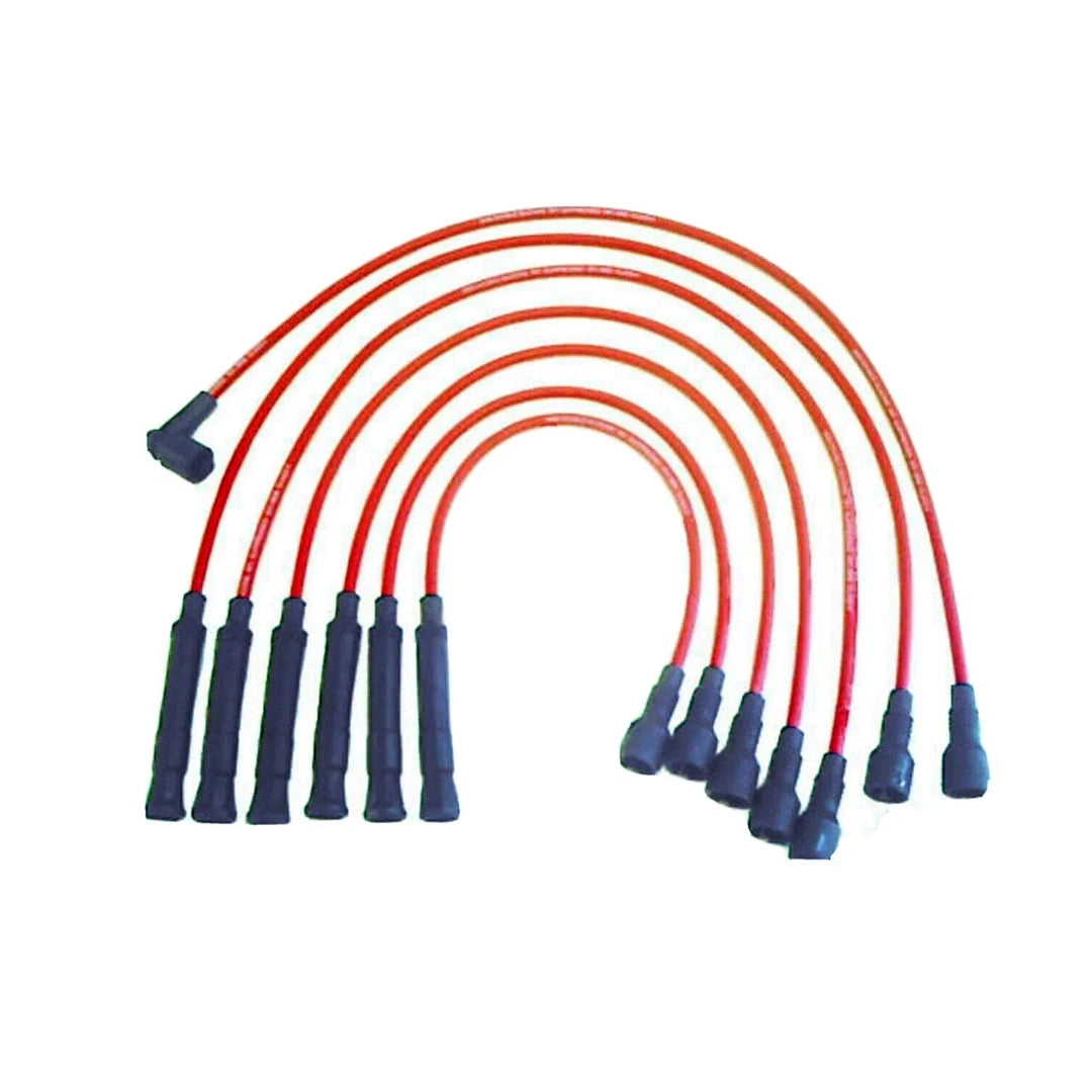 Set of 4 red 8mm ht leads