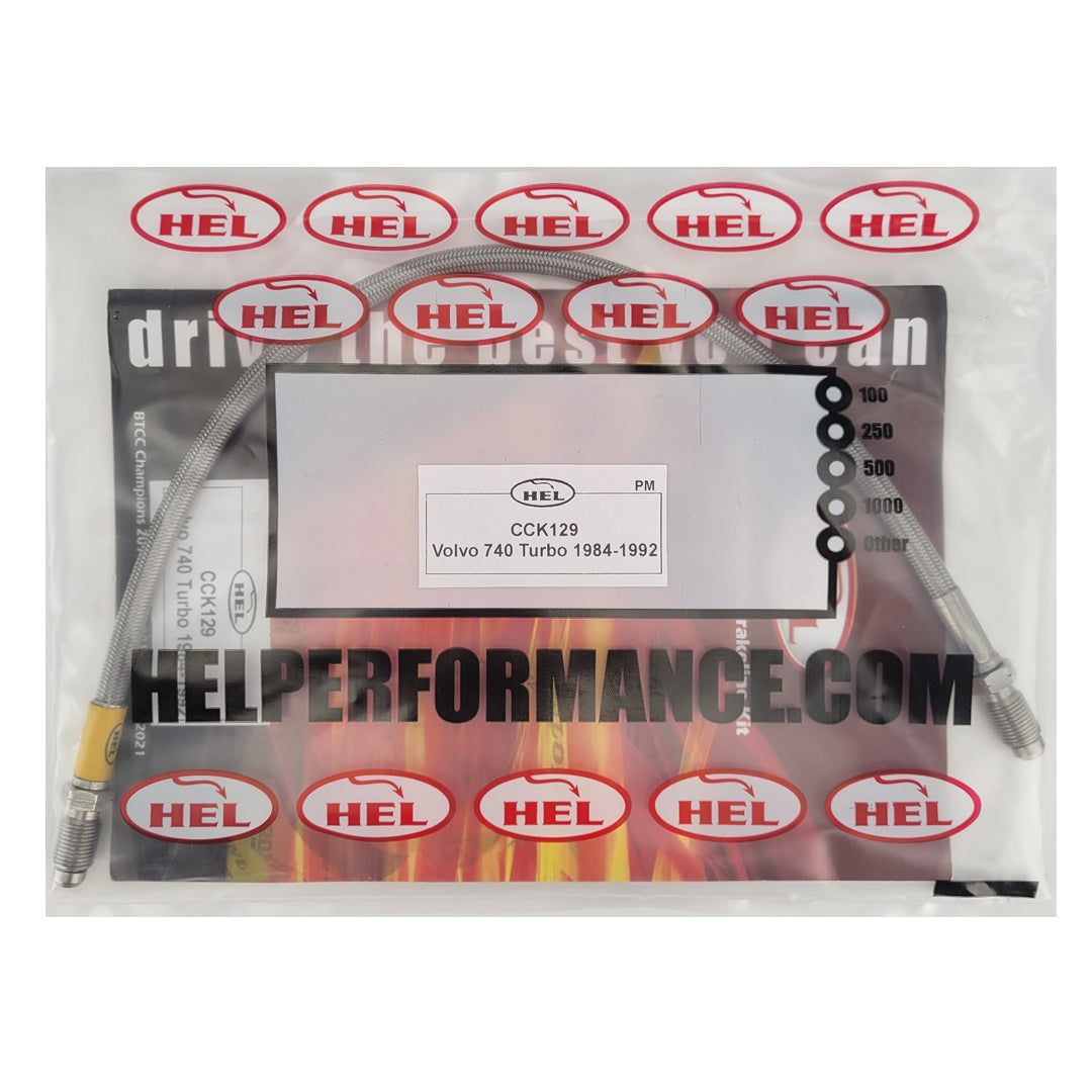 Durite d'embrayage tressée en acier inoxydable HEL Hyundai Coupé RD transparente