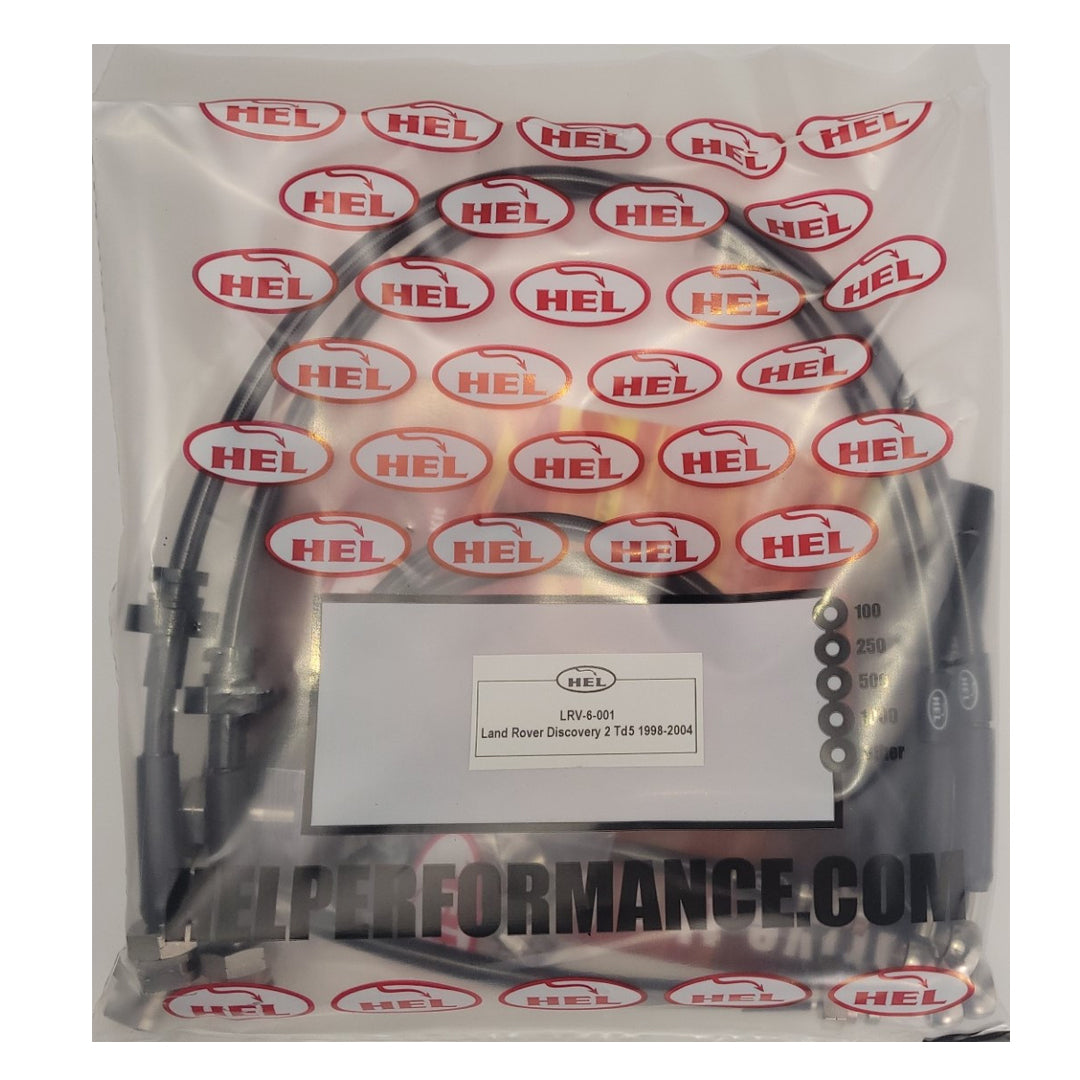 Flexibles de frein tressés en acier inoxydable HEL pour Ford Mondeo MK4, bleus