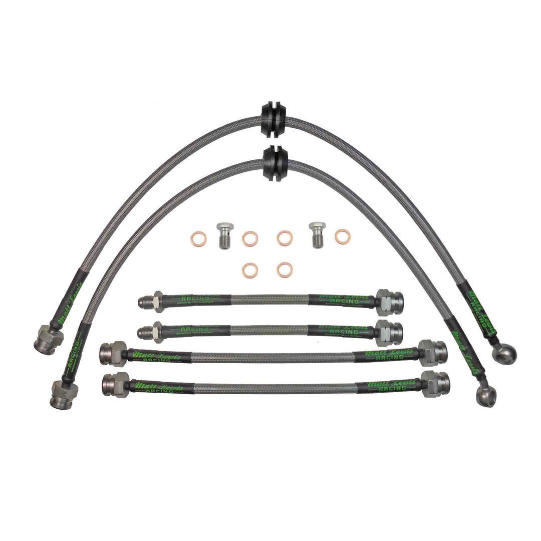 Durites de frein tressées en acier inoxydable pour Ford Focus MK1 RS