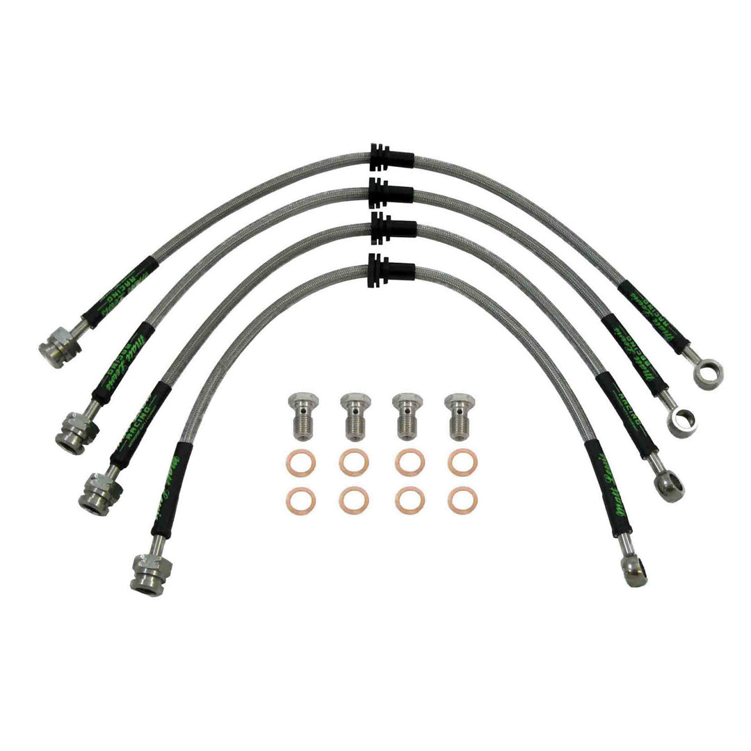 Durites de frein tressées en acier inoxydable pour Toyota MR2 MK2 SW20