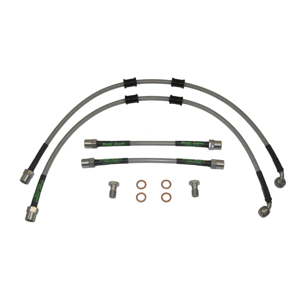 Flexibles de frein tressés en acier inoxydable pour Renault Clio MK3
