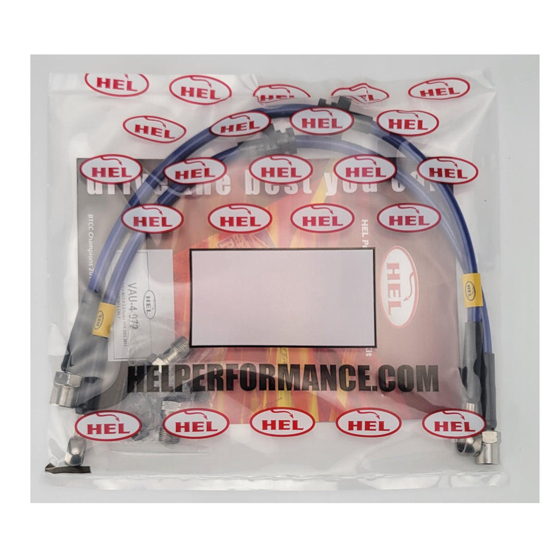 Flexibles de frein tressés en acier inoxydable HEL pour Ford Mondeo MK4, bleus