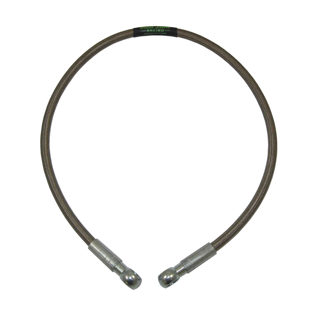 Stainless steel braided turbo oil feed hose