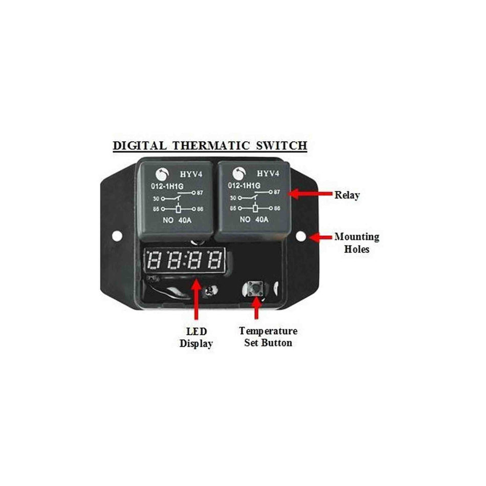 Davies Craig 0444 Digital Electric Cooling Fan Switch