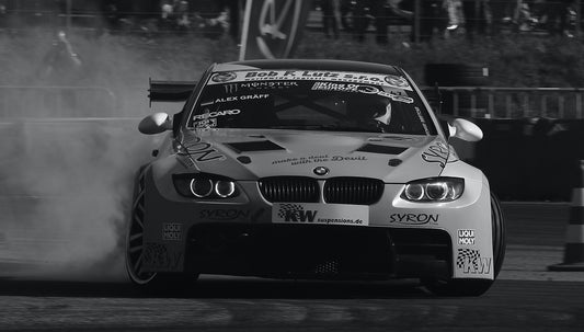 bmw on a race track with a limited slip differential