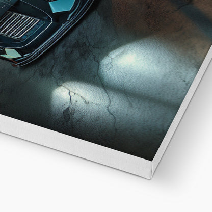 BMW Parkplatz Berg Leinwand
