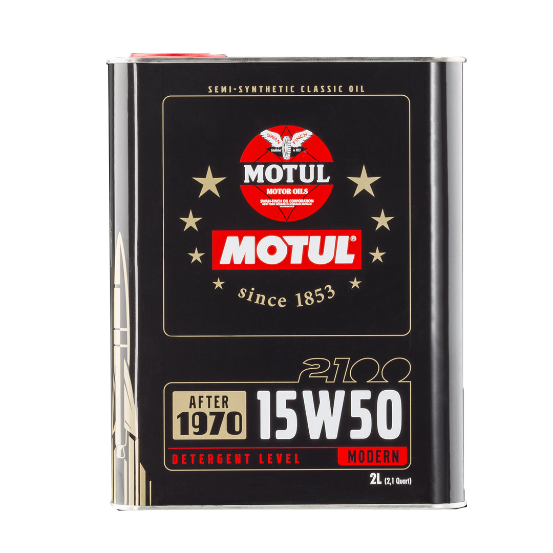 Huile moteur semi-synthétique Motul 2100 Classic 15W-50