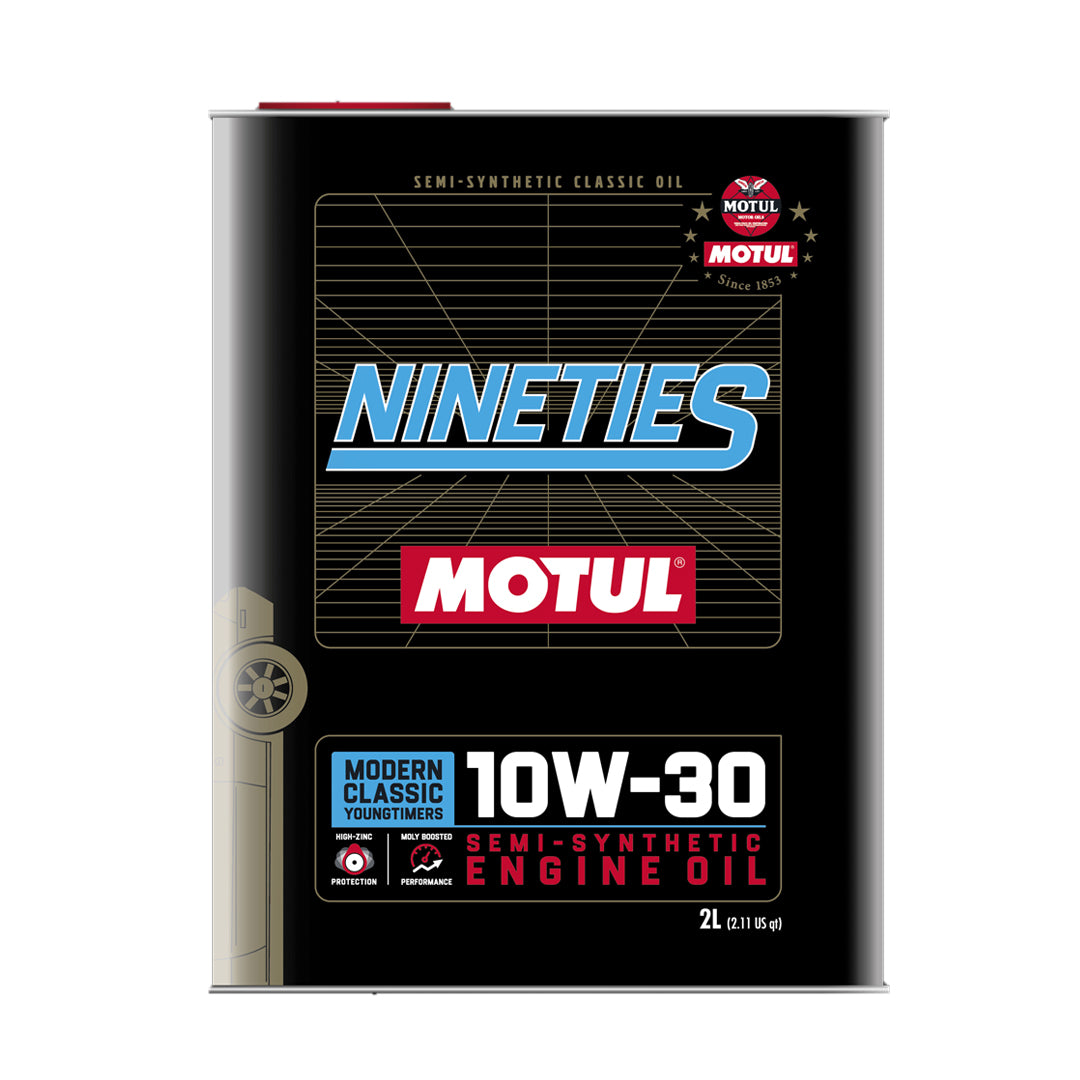 Huile moteur semi-synthétique Motul Classic Nineties 10W-30