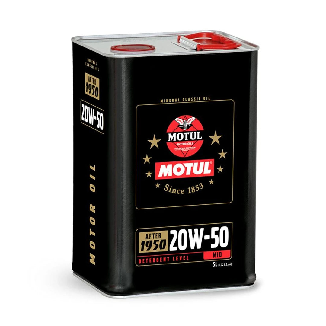 Matt Lewis Racing Motul Classic 20W-50 Mineral Multigrade Engine Oil – Matt Lewis Racing
