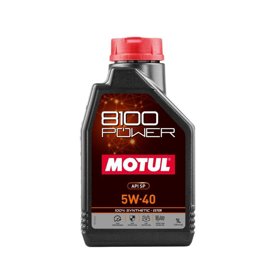 Motul 8100 Power 5W-40 Synthetic Engine Oil