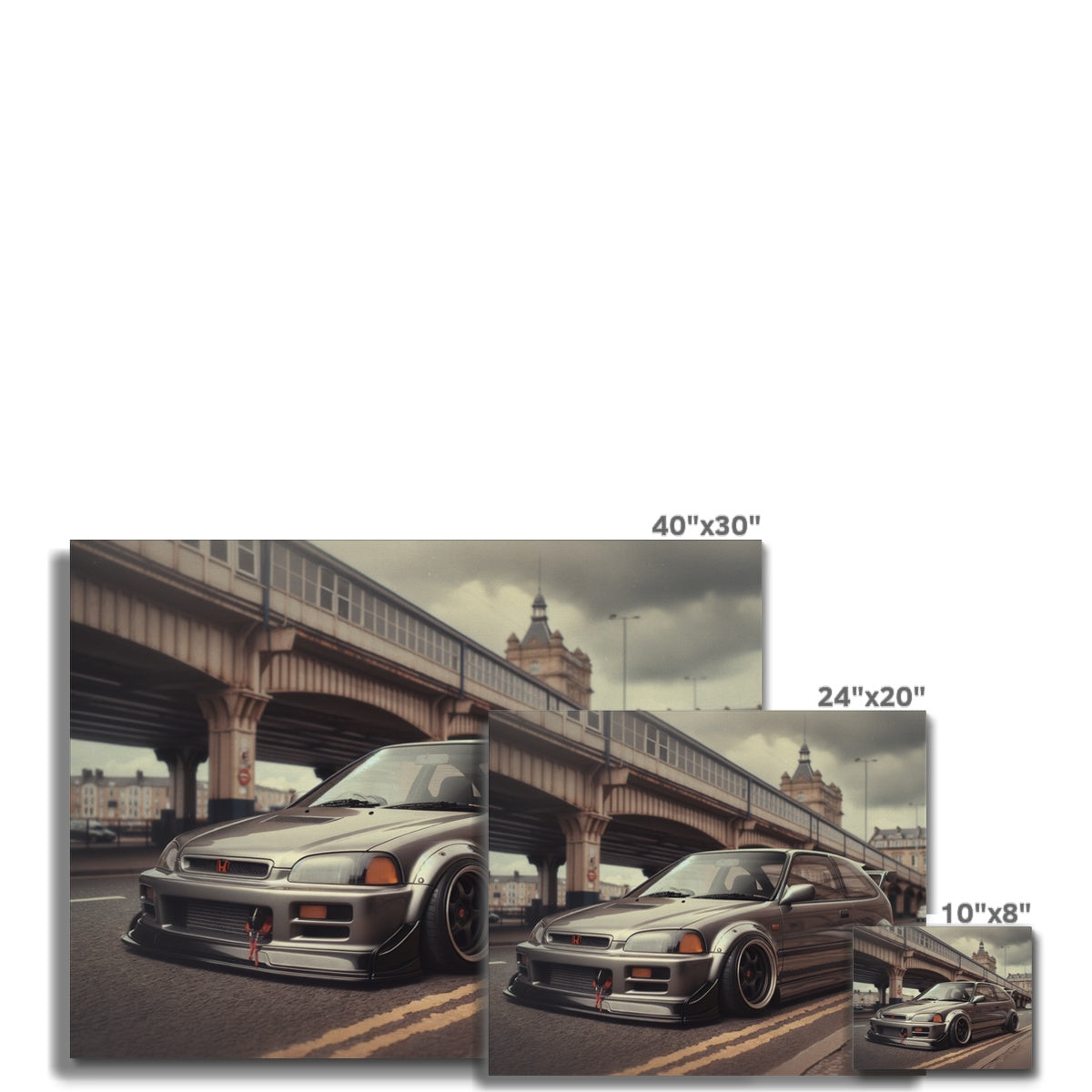 Toile de rue Honda Civic Type R
