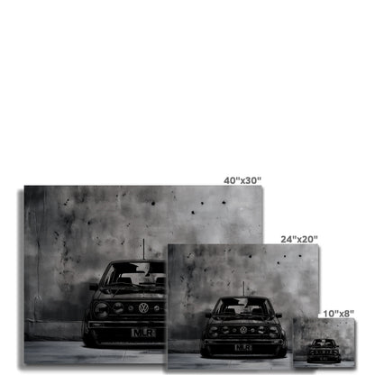 Toile Street Art VW Golf