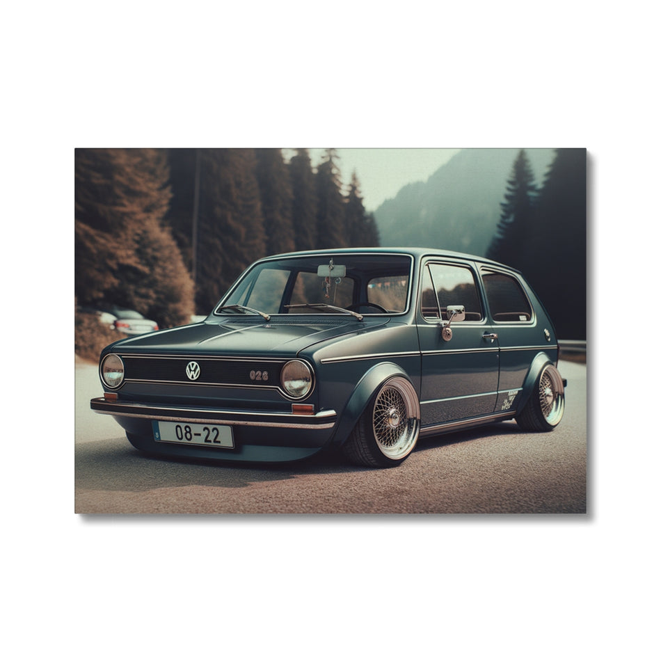 VW Golf Forest Canvas