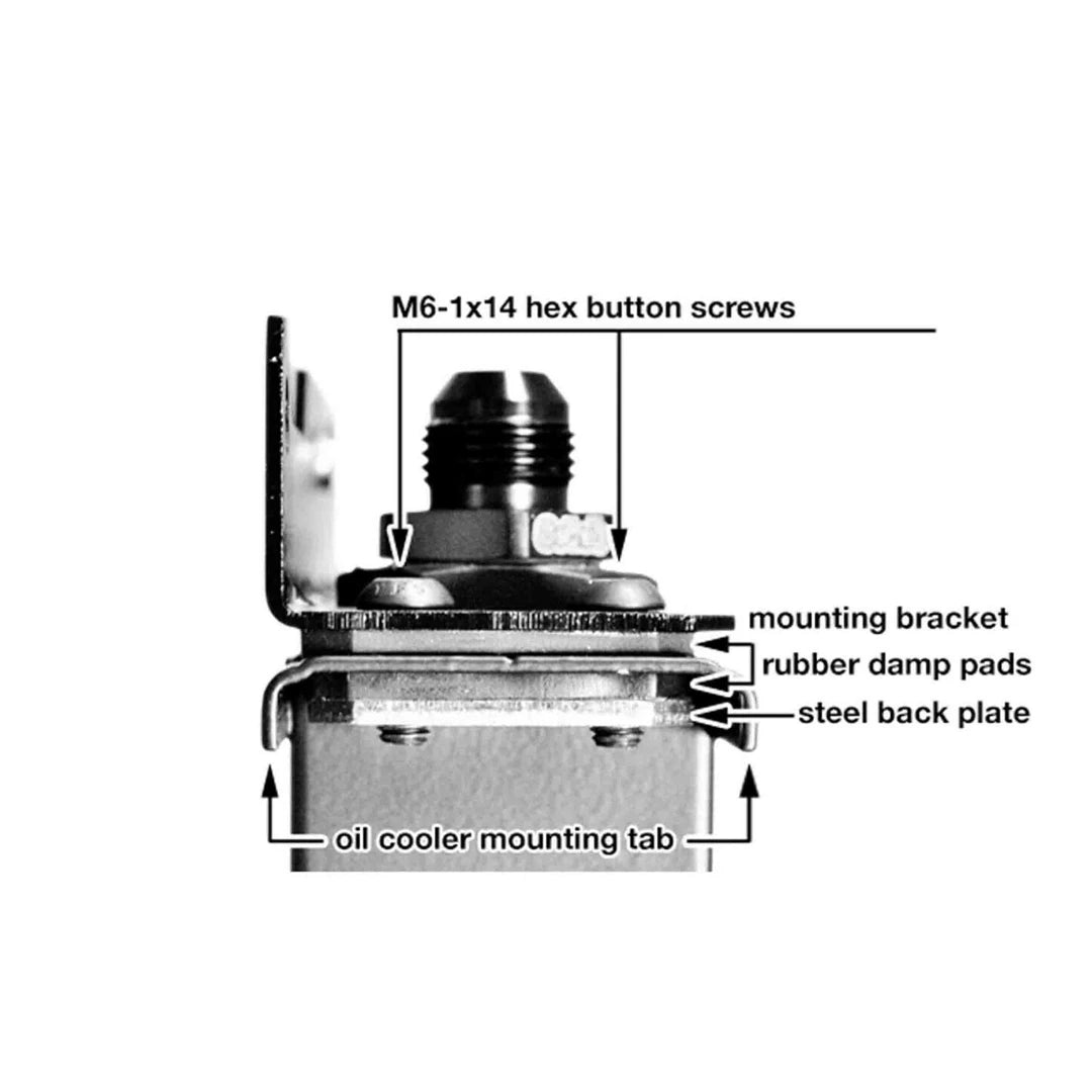 Setrab Aluminium-Ölkühler-Montagehalterung