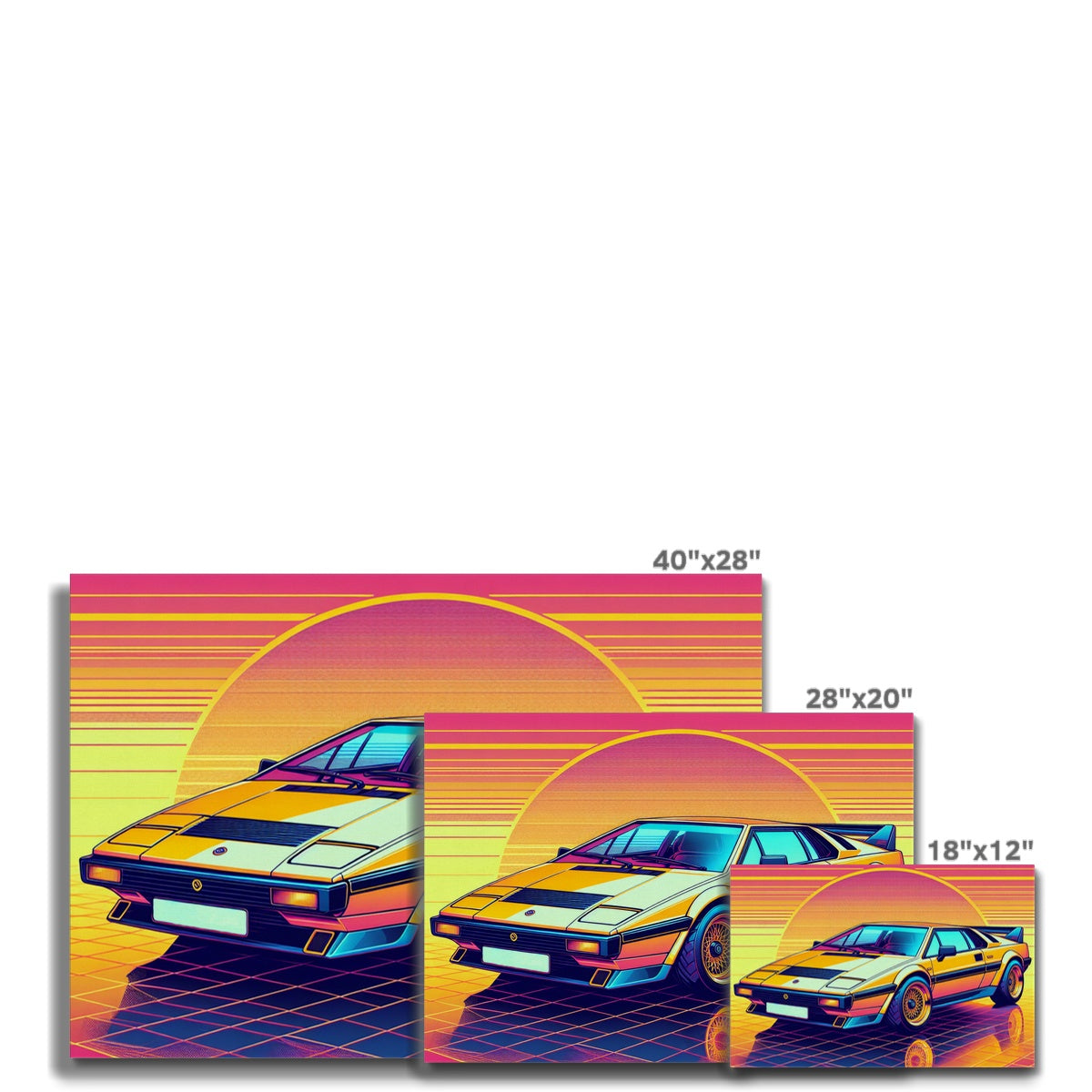 Lotus Esprit Sun Canvas