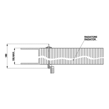 Kit de broches de montage pour ventilateur de refroidissement électrique SPAL 30130013