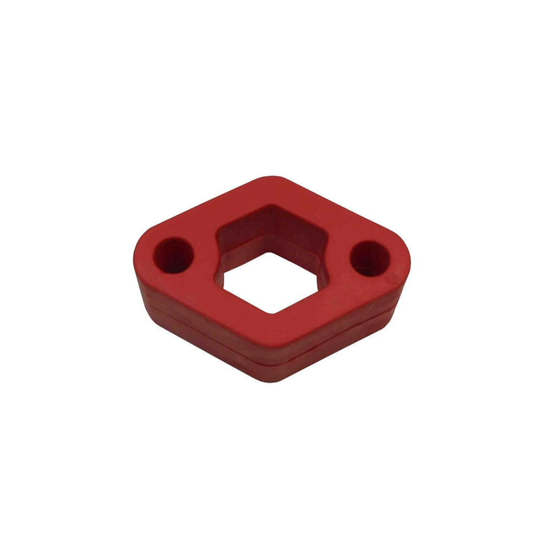 Single Red exhaust mount