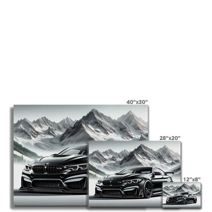 BMW Black Mountains Leinwand