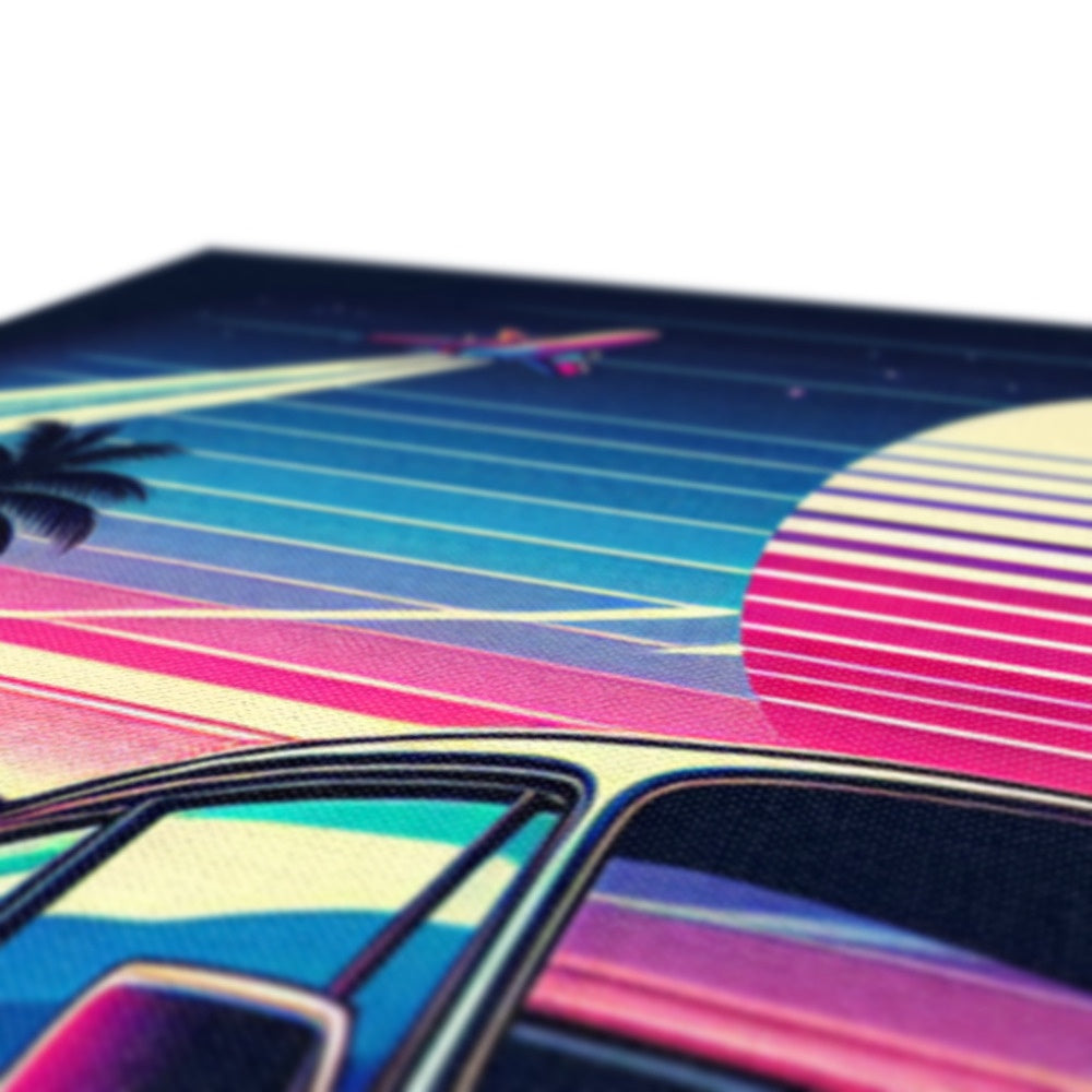 Porsche 911 Classic Violet Bleu Toile