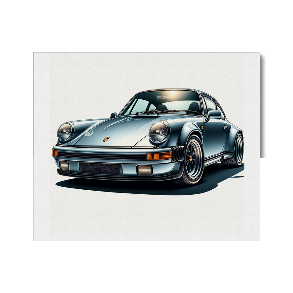 Porsche 911 Classic Portrait Canvas