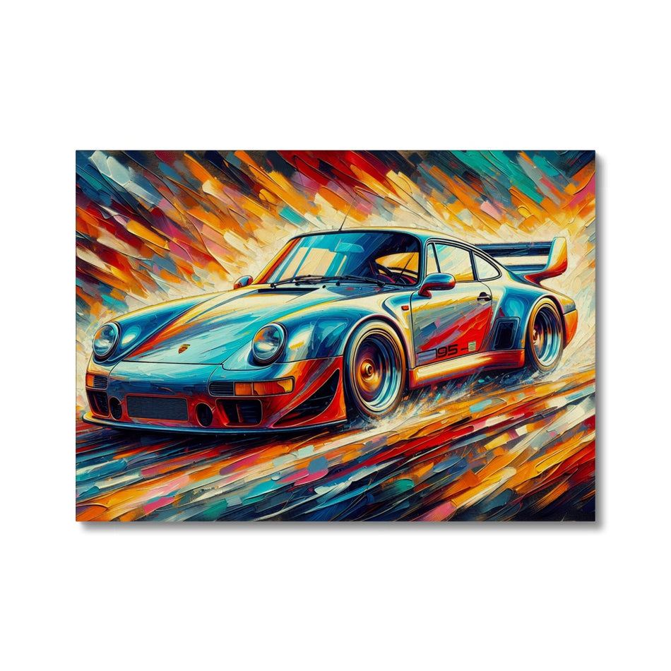 Porsche 911 Turbo Acrylic Canvas