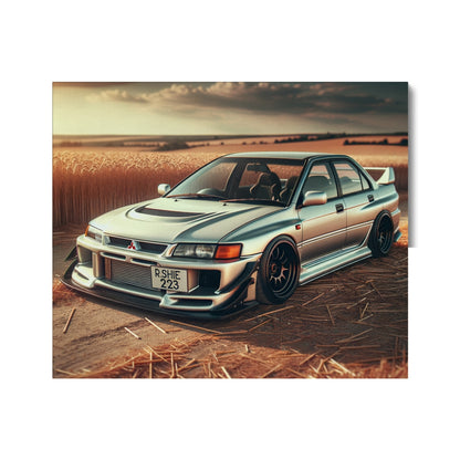 Toile de campagne Mitsubishi Lancer Evo