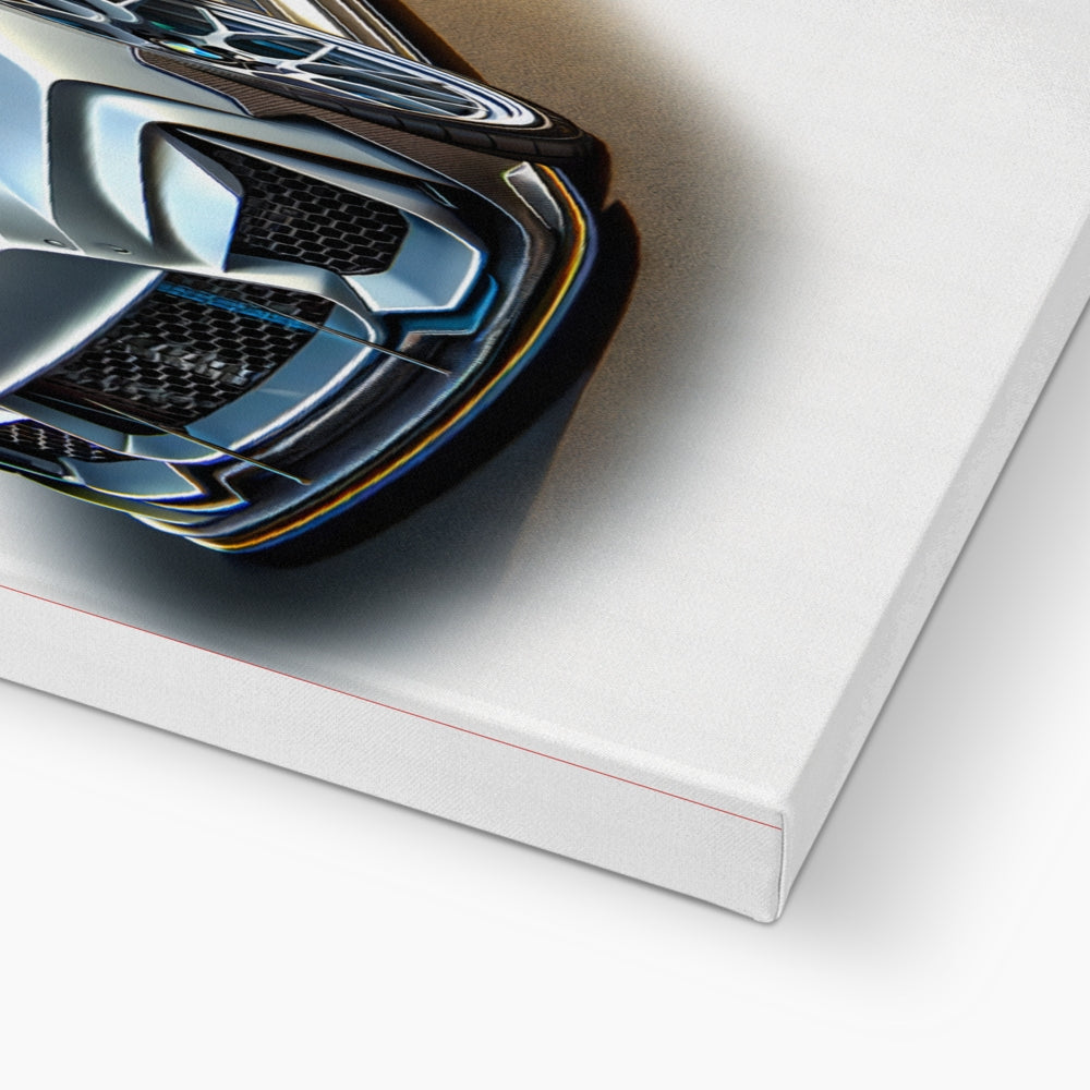 BMW M4 Silber Canvas
