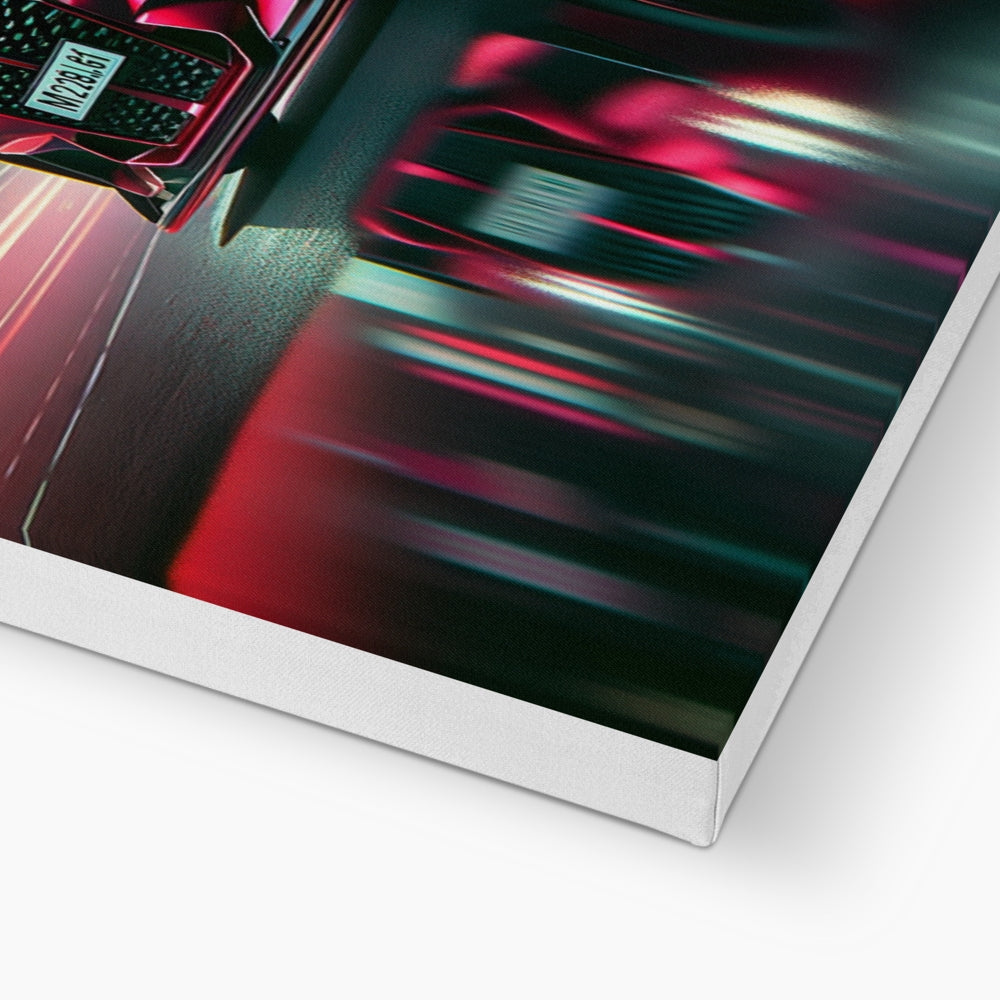 BMW M4 Rotes Cyber ​​City Canvas