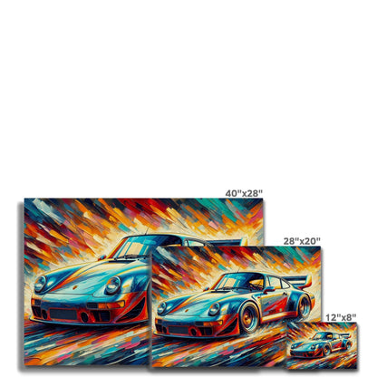 Toile acrylique Porsche 911 Turbo