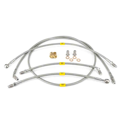 Durites ABS tressées HEL pour Nissan Skyline R33
