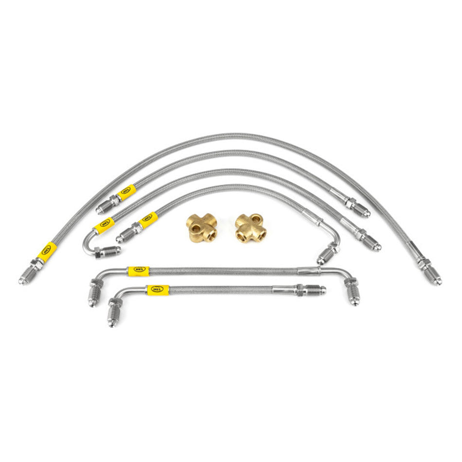 HEL Toyota Starlet Braided ABS Delete Hoses