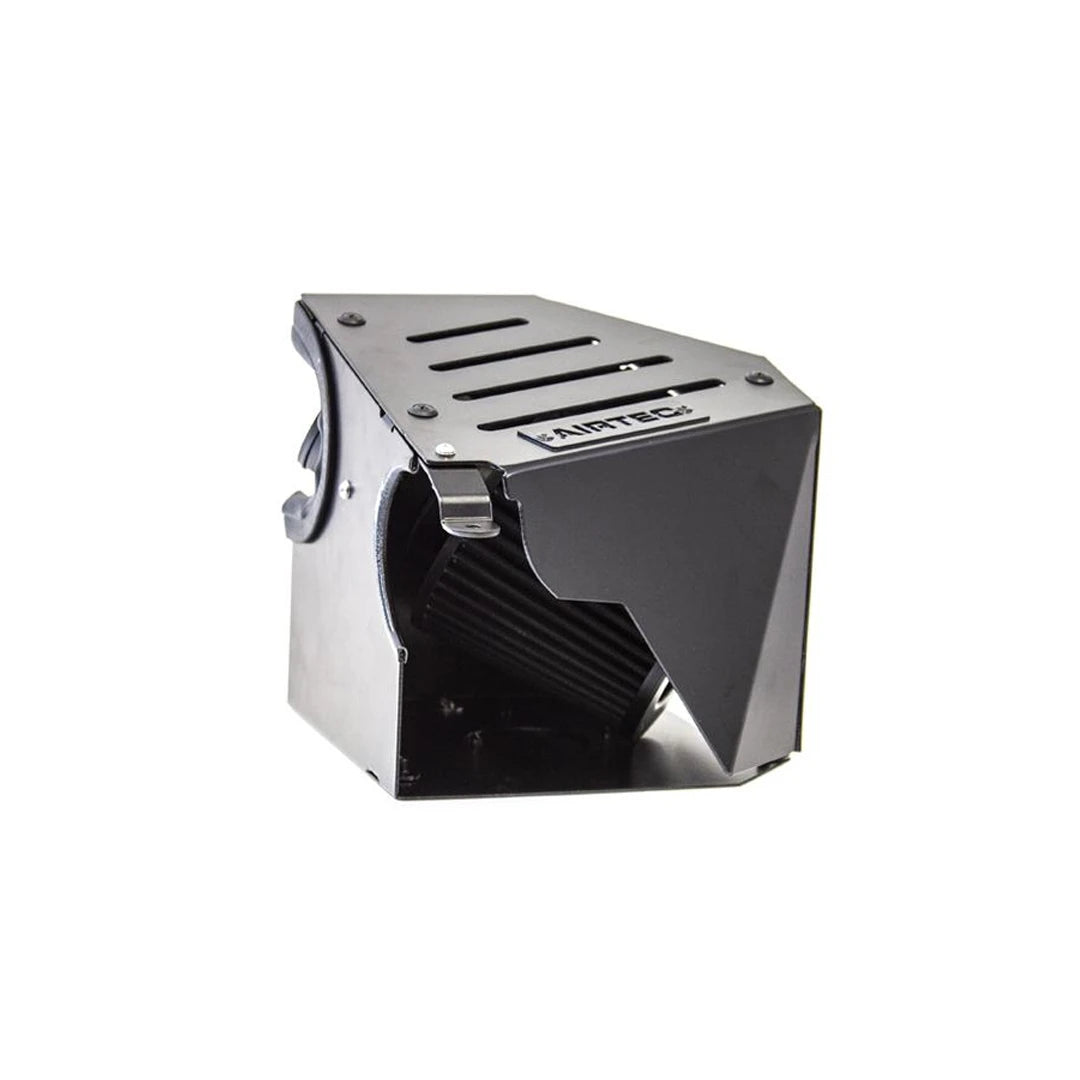 Metallic intake air box with 'AIRTEC' branding on a white background