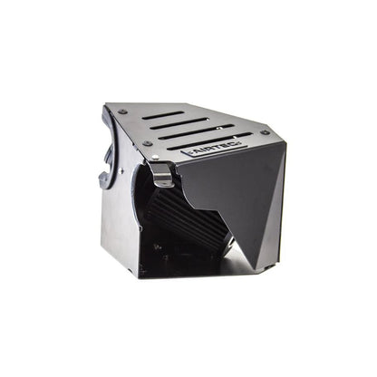 Metallic intake air box with 'AIRTEC' branding on a white background