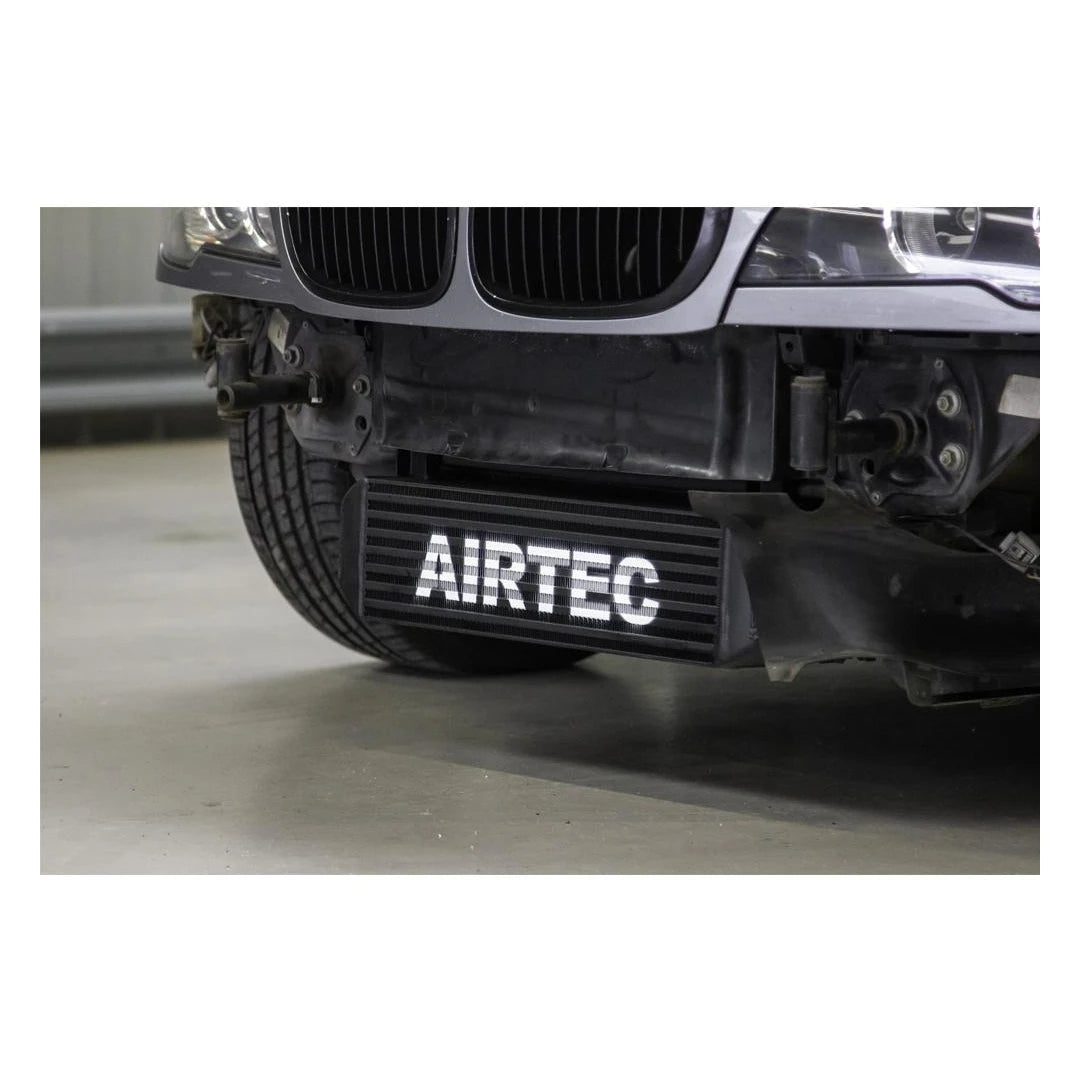 Close-up of a car's undercarriage with 'AIRTEC' branding on a white background