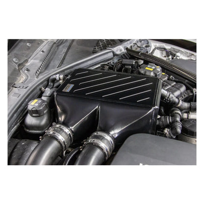Car engine with a black chargecooler system